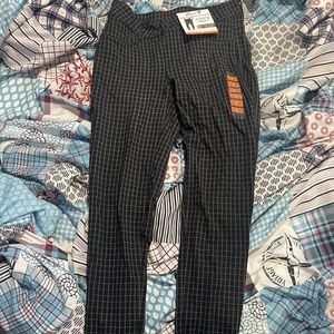 Black & White Plaid Pants